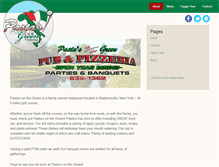 Tablet Screenshot of pastaspizzeriapub.com